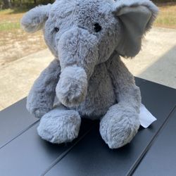 Target Gray Elephant Plush 2021 Stuffed Animal Floppy Ears 12"
