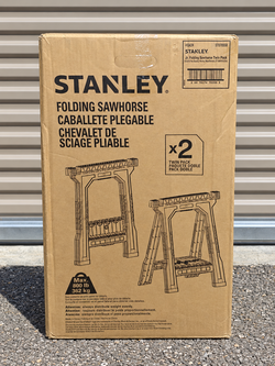 STANLEY Jr. Folding Sawhorse Twin Pack