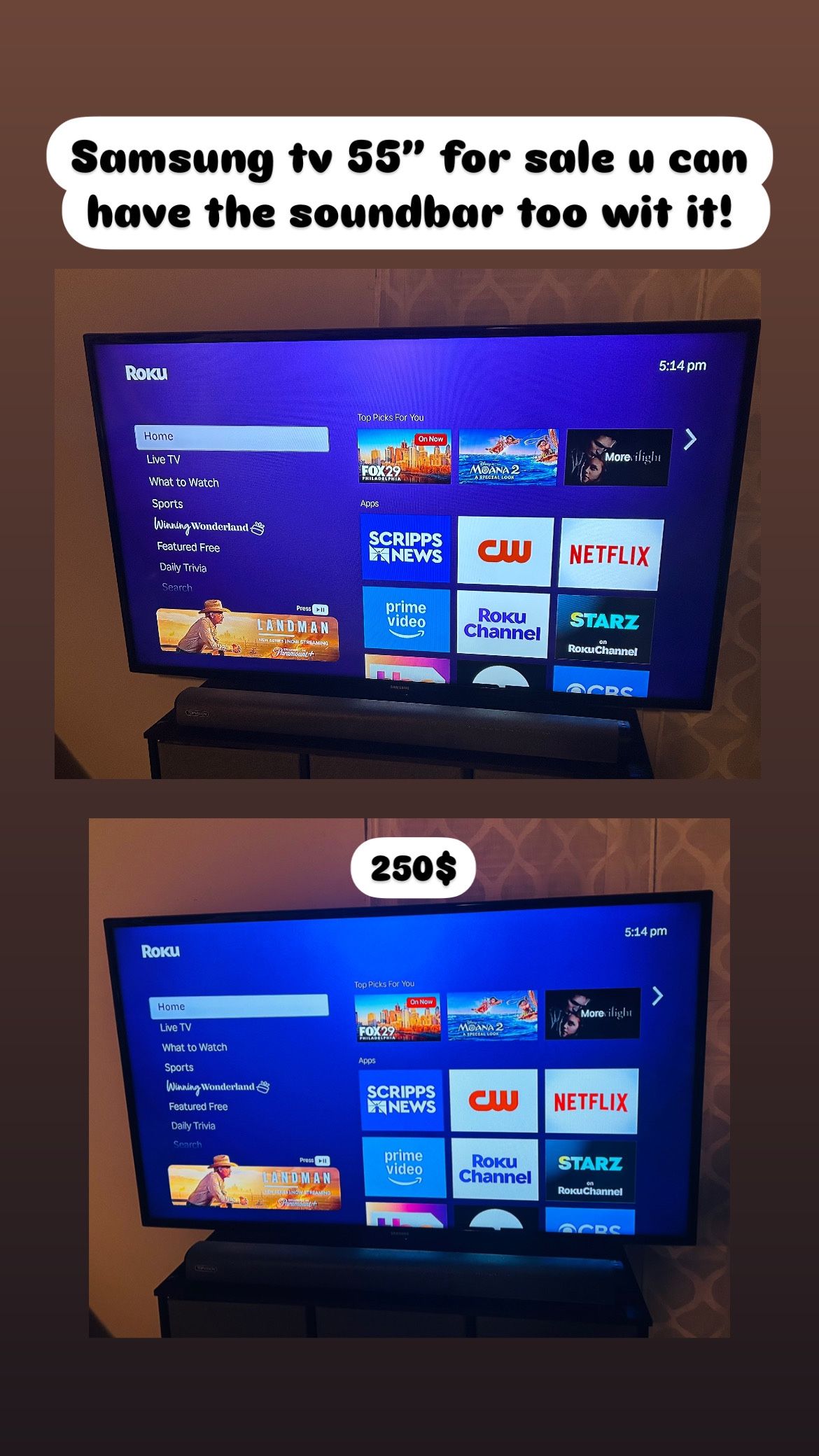 55 “ Samsung Tv