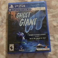 Ghost Giant For Playstation 4 VR Game