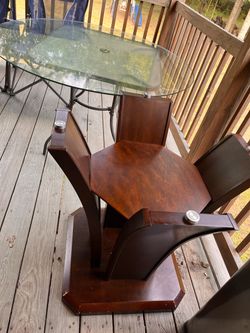 Glass Dining table