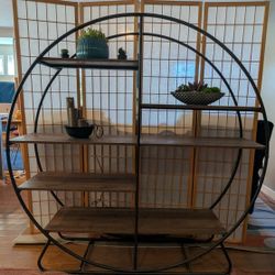 Round Bookshelf - 61.75" H X 60.7" W