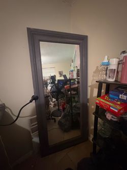 grey body mirror