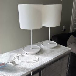 2 Small Lamps 