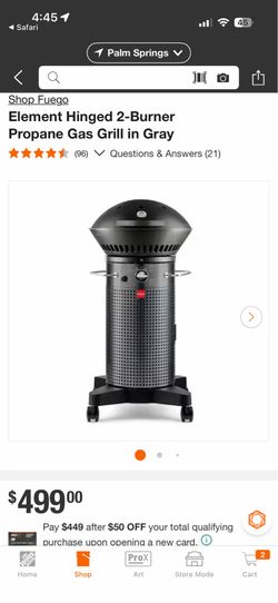 High end modern Propane gas grill.