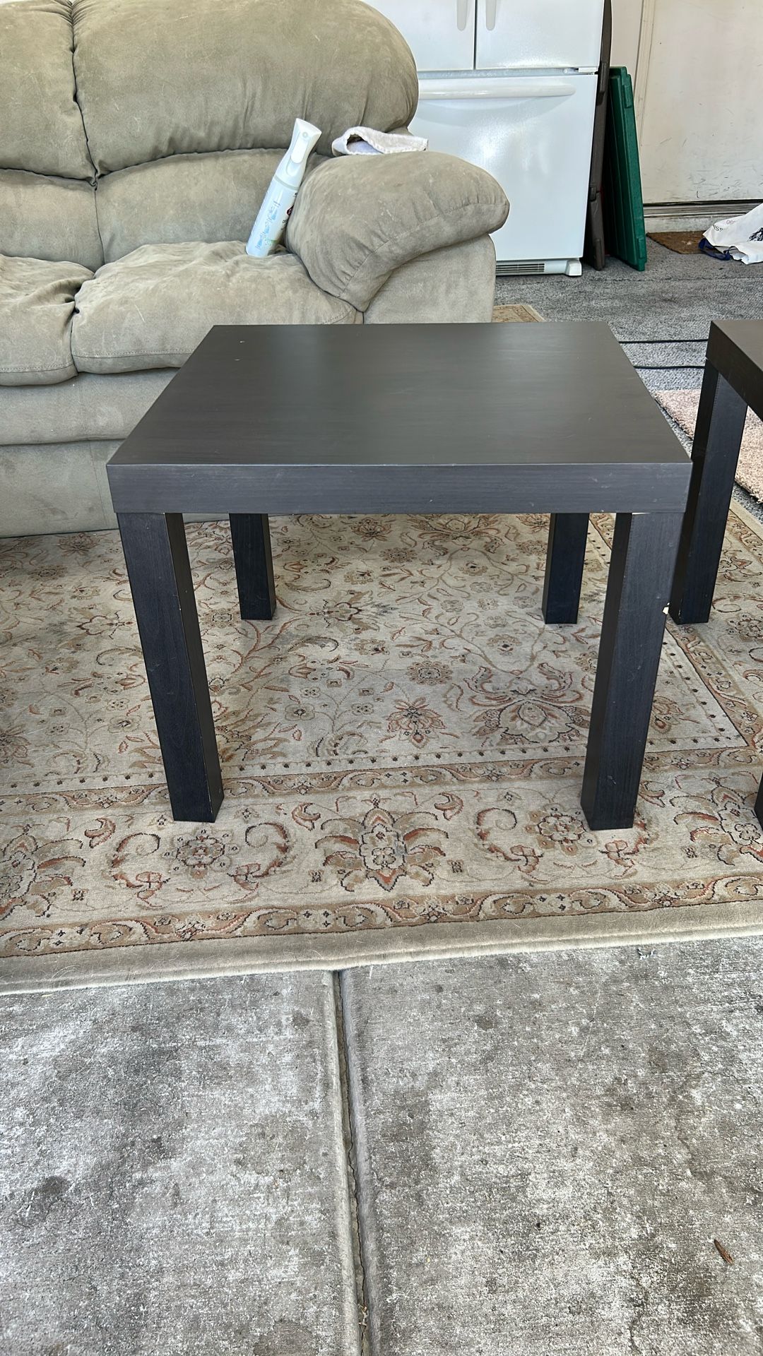 2 Black End Tables