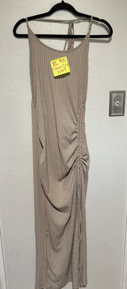 SHEIN Sxy Casual Beige Dress