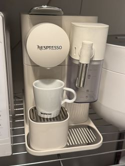 Nespresso Lattissima One Silky White Espresso Machine by De'Longhi