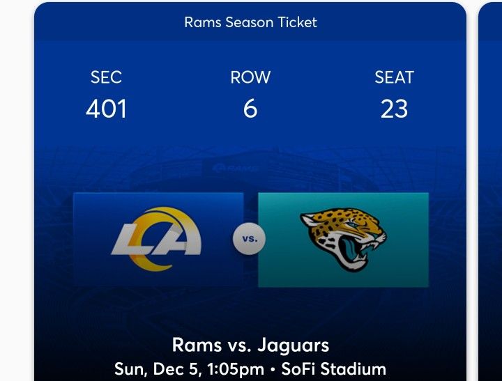 Rams Vs Jaguars