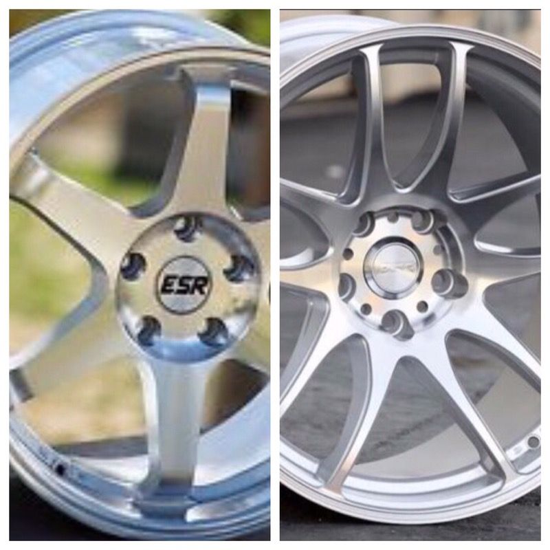 ESR Rim 18" fit 5x120 5x114 5x100 (only 50 down payment/ no CREDIT CHECK)