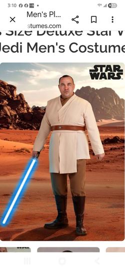 Used Jedi Costume 3-4XL