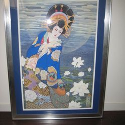 Muramasa Kudo Oiran Hand Signed Art Print Artist State Proof Japanese Geisha 