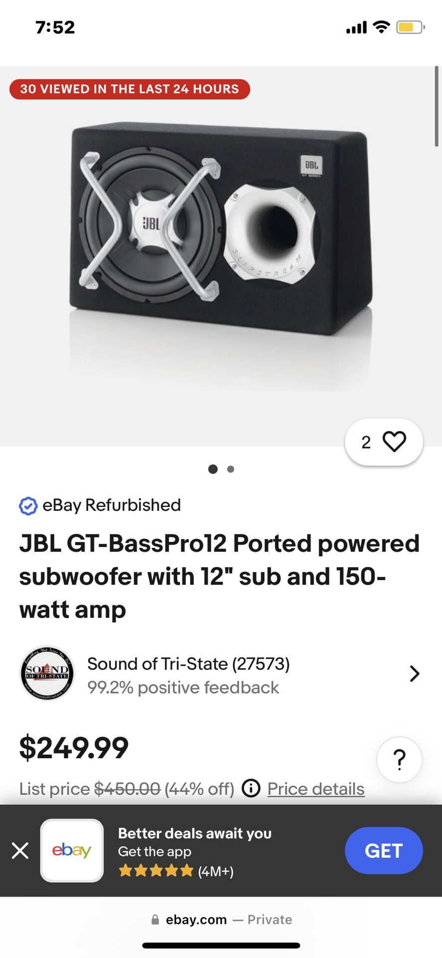 12” Subwoofer All In One With Amp