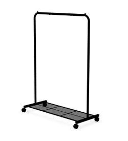 Rolling clothes rack