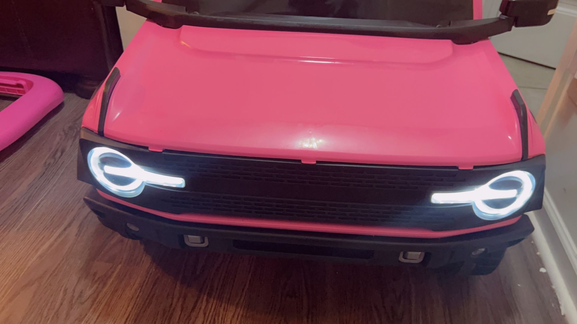 Pink Ford Bronco Kids 12V 2-seater Ride On With MP3 Player