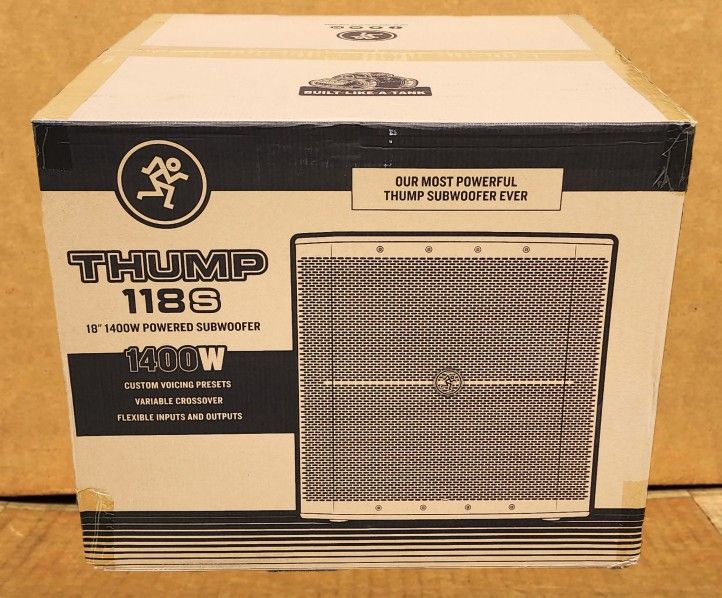 Mackie Thump 118S Bass System 1400 Watts Powered Subwoofer Cabinet 🚨 Payment Options Available 🚨 No Credit Needed 🚨