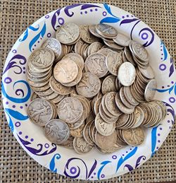 100 Walking Liberty 🗽 HALF Dollars 90% SILVER WALKER'S**PRICED 10% UNDER MELT VALUE & 💯 FIRM!!