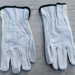 Medium Cowhide Leather Work Gloves / Guantes de Piel