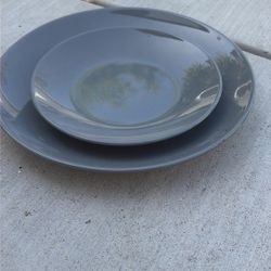 Dinner And Fruit Plate Brand New. 24 Pieces.