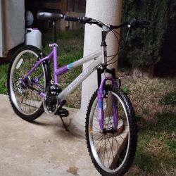 24"×17" Almost New Front Suspension Mountain Bike 