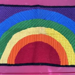Beautiful Hand Stitched Wall Hanging  🌈 