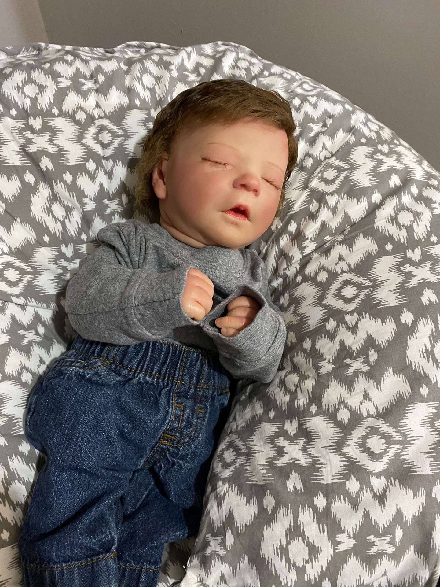 Darren Asleep By Bountiful Baby Reborn Doll