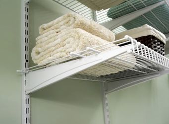 ClosetMaid shelving hardware-white