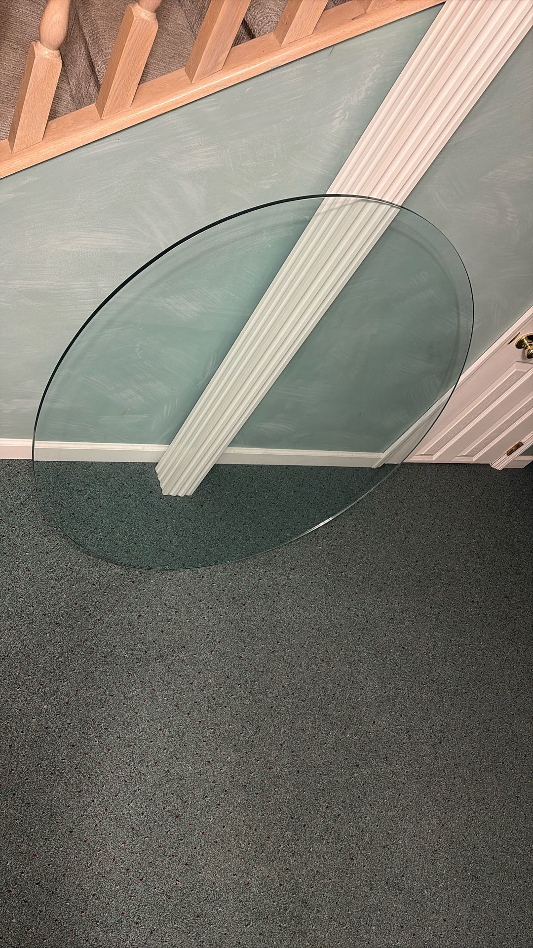 Glass Table Top 46 Inches 1/2” Thick 