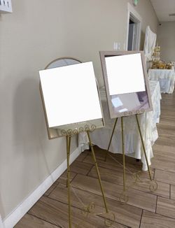 Gold Easels For Pictures