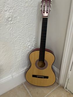 Classical Acoustic Guitar Natural Wood