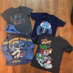 Boys Play Tops Size 5 (life Goals Size 4/5) Good Condition !