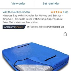 king mattress moving bag 