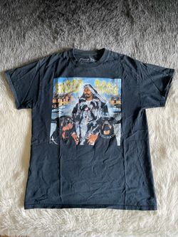 Spanky's Clothing Snoop Dogg Rottweiler Faded Black Graphic T-Shirt, Size Small