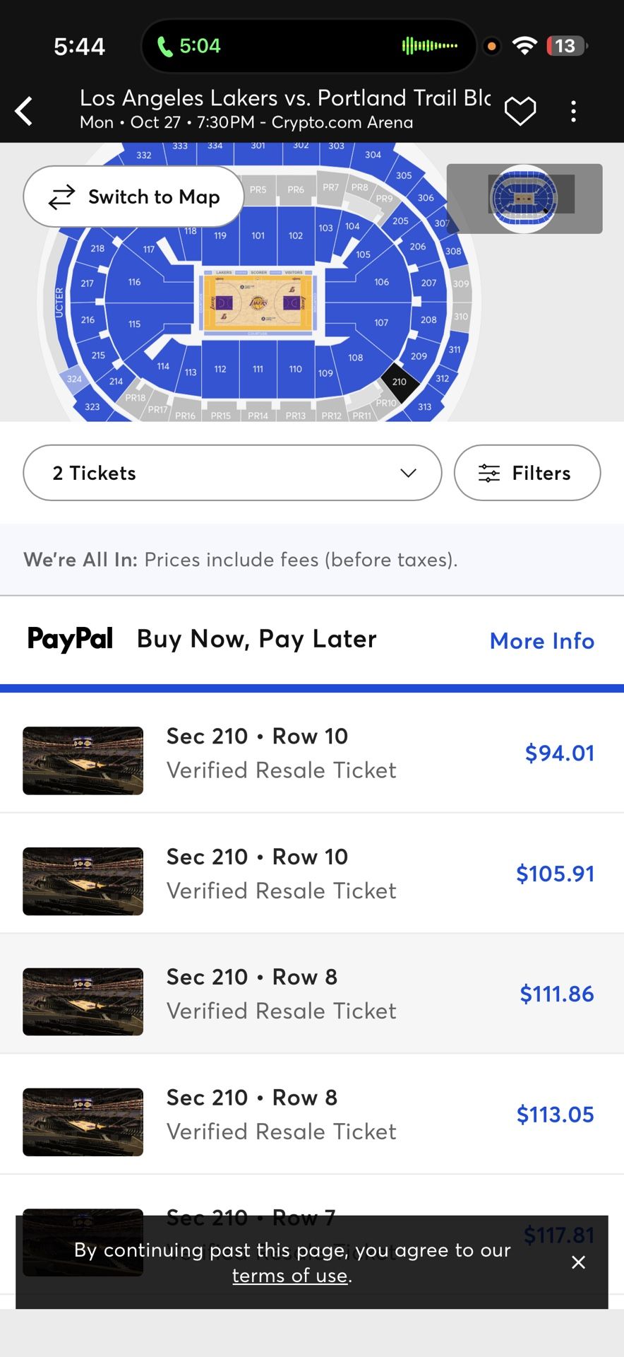 Lakers vs trail blazers monday oct 27th