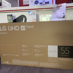 LG UHD AI THINQ  55” Inches TV 🖥️ With Features Like GOOGLE,  ALEXA, APPLE AIR PLAY