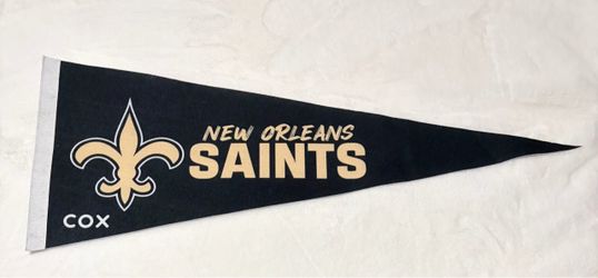 NFL New Orleans Saints Retro Stadium Giveaway Felt Pennant Flag 29x12 NWOT