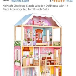 NEW IN BOX Kidcraft Wooden Doll House 