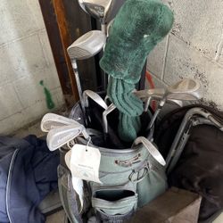 Golf Clubs And Bag 