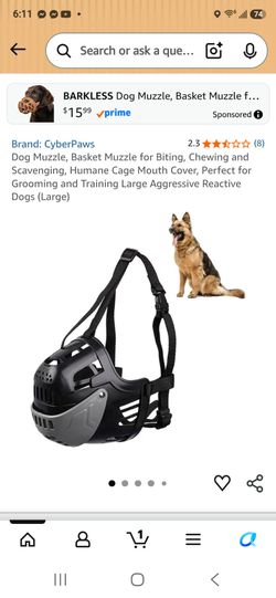 Dog muzzle