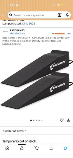 Race Ramps 67" XT Car Service Ramp (Set of 2)