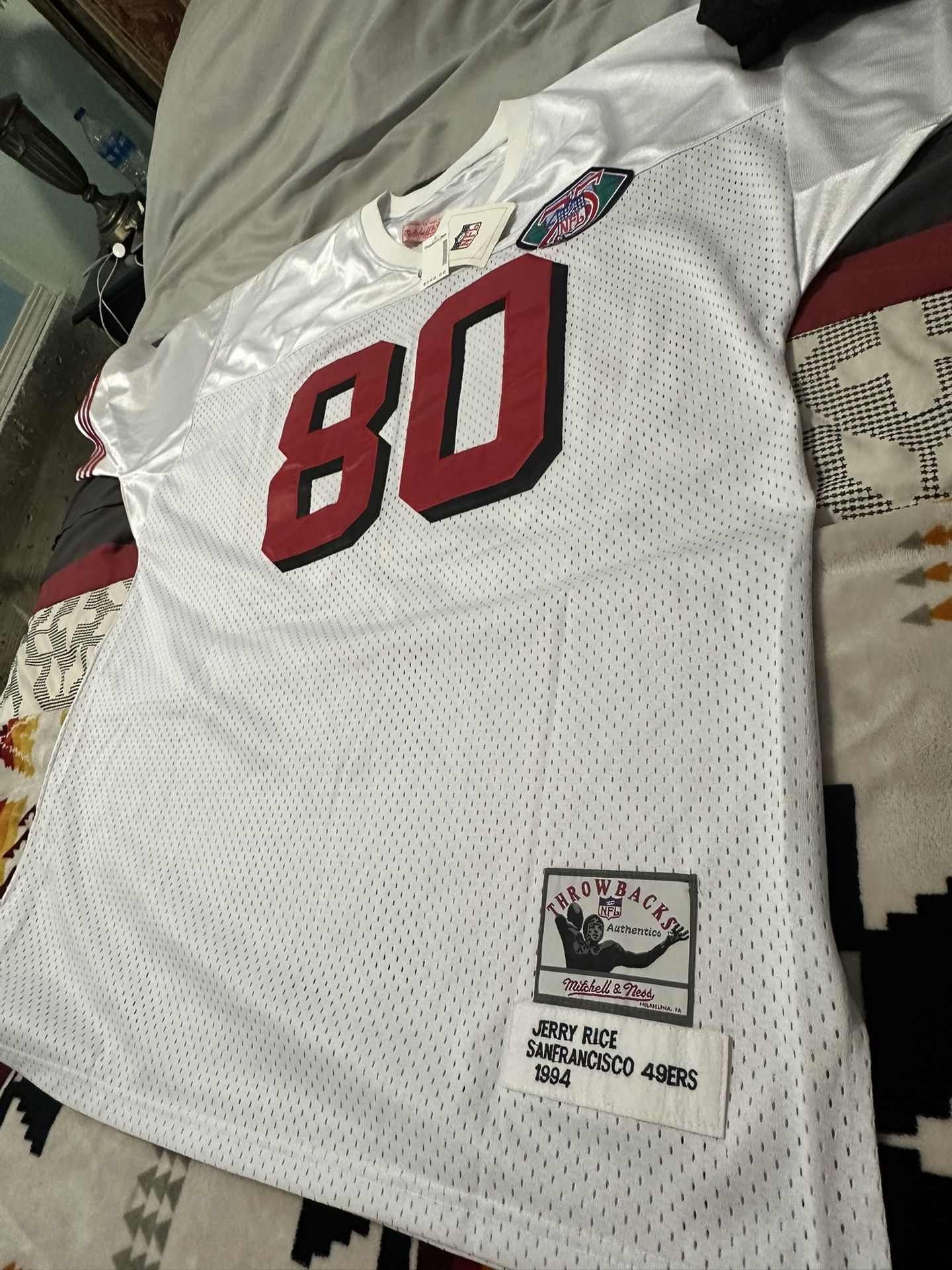 Jerry Rice San Francisco 49ers 1994 Throwback Jersey Mitchell & Ness Authentic