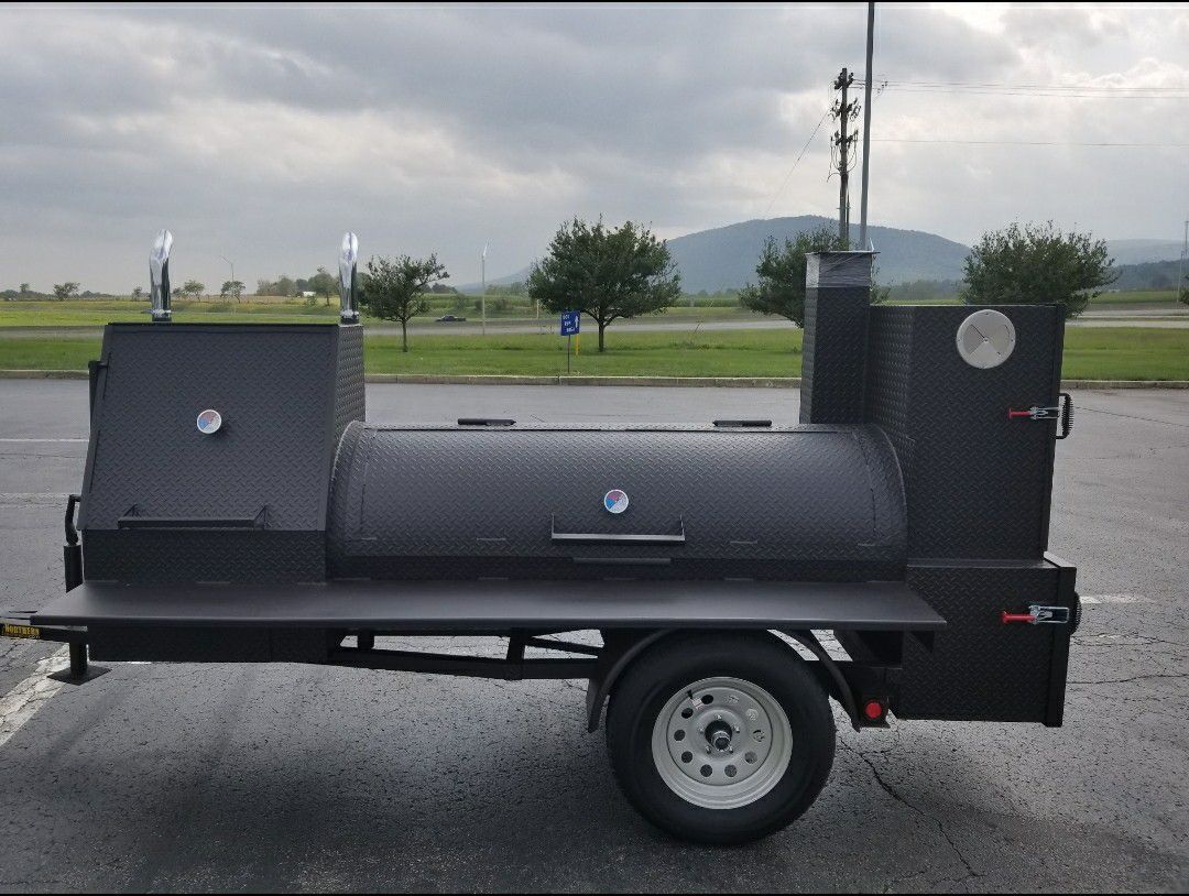 Competition smoker trailer