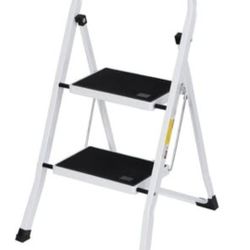 New In Box! Simpli-Magic 2 Step Ladder, A Lightweight, Foldable Home Ladder