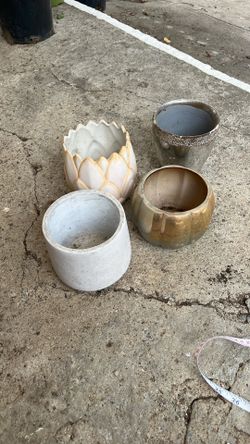 Bundle Of Small Pots $3 For All
