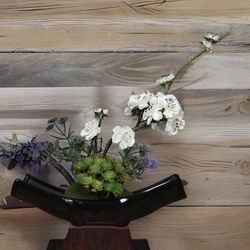 Plum Blossom Faux Floral Arrangement Set (Retail $400)