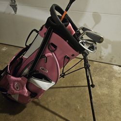 Beginner's Right Handed Clubs And Bag