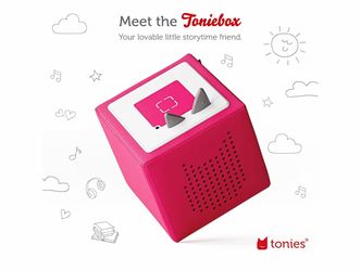 Toniebox 1 brand new comes with carry case, headphones,6 characters, charger, and box