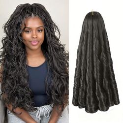 New in the packages Lot of 8 packages of color 2#
size 28 Inch full head curly hair extensions