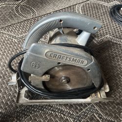 Craftsman Electric Circle Saw (ancient) 