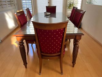 Ethan Allen Dining Table 85"